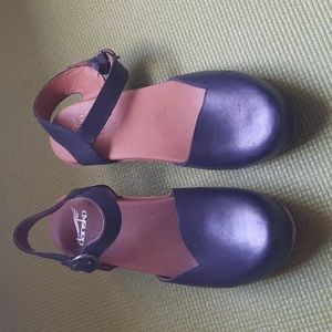 Dansko black leather clogs (imperfects), EU38/US8